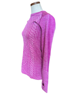 Lululemon Rest Less Pullover Heather Ultra Violet Long Sleeve 8