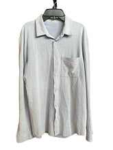 Load image into Gallery viewer, Lululemon Live in Practice Button-Up Shirt  Blue Long Sleeve M
