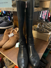 Load image into Gallery viewer, Michael Kors Black Leather Preston Knee High Riding Tall Boots Size 10 M
