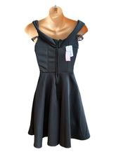 Load image into Gallery viewer, Tigerliliy black sweetheart neckline tight off the shoulder dress-XS-NWT
