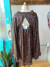 Load image into Gallery viewer, Buddy Love black floral long sleeve dress nwt l
