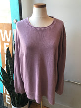 Load image into Gallery viewer, Ella Moss lavender knitted sweater NWT- XL
