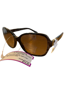 Michael Kors Brown Side Logo Sunglasses NEW