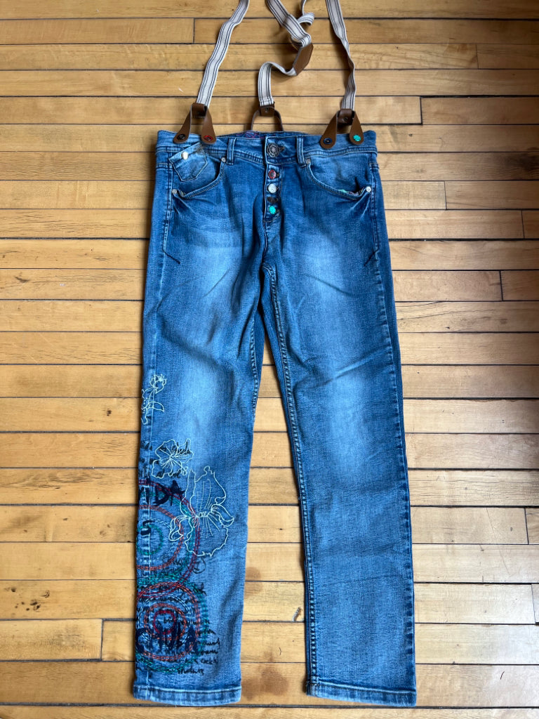 Desigual embellished fashion jeans