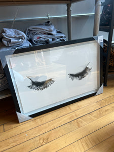 Eyelash Framed Art