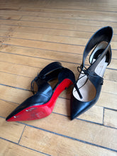 Load image into Gallery viewer, Christian Louboutin Lace-Up Pumps Ferme Pointed Stiletto heels EU Size 40 1/2
