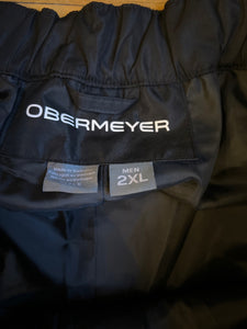MENS Obermeyer Keystone Shell Pants Black 2x XXL NEW