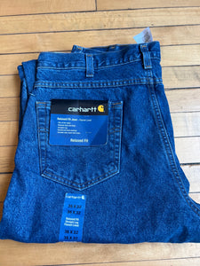 Carhartt Flannel Lined denim pants-36X32-NEW