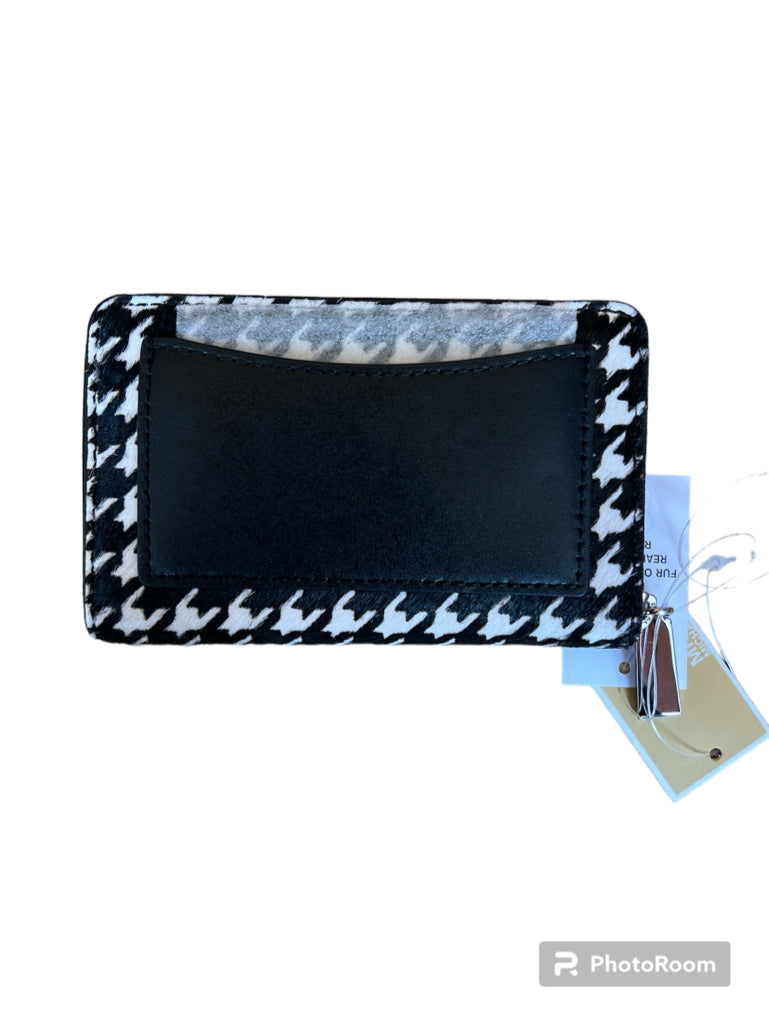 Michael Kors Houndstooth mini wallet-NEW