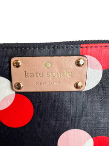 Kate Spade New York Zip Around Dots Wallet Navy Polka Dot