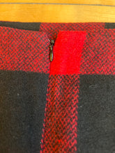 Load image into Gallery viewer, Boston Proper Red Black Buffalo Plaid Wool Lined Pencil Skirt Size 6
