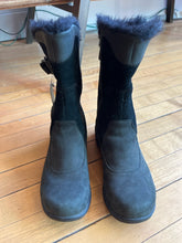 Load image into Gallery viewer, Dansko Suede Leather Black Lined Boots Size 36 / 6
