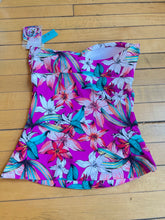 Load image into Gallery viewer, apt 9 Magenta Teal Floral Tankini Swim Top NWT Small Petite
