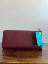 Load image into Gallery viewer, Michael Kors Maroon Zip ARound Wallet
