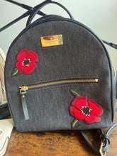 Load image into Gallery viewer, Kate Spade Sammi Grove Street poppy denim backpack-NWOT

