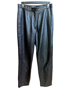 Mix It Black Leather Pants Size 8