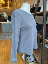Load image into Gallery viewer, Maurices grey waffle long sleeve-XS-NWT
