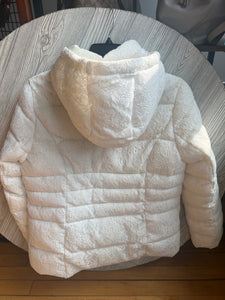 Chico's white lace puffer jacket-1-NWT