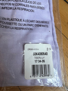 Calvin Klein Purple Lavender Regular Fit 17 34/35 XL Button Down Dress Shirt NEW