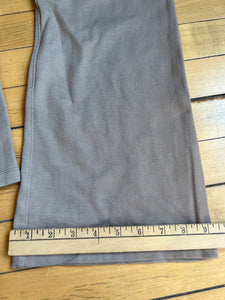 Betabrand Khaki Tan Pull on Yoga Dress Pants Bootcut XS Petite EUC