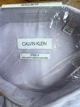 Load image into Gallery viewer, Calvin Klein Purple Lavender Regular Fit 17 34/35 XL Button Down Dress Shirt NEW
