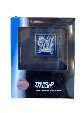 Load image into Gallery viewer, Milwaukee Brewers Leather Trifold Wallet NEW
