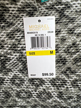 Load image into Gallery viewer, Michael Kors black grey snakeskin long sleeve dress-M-NEW
