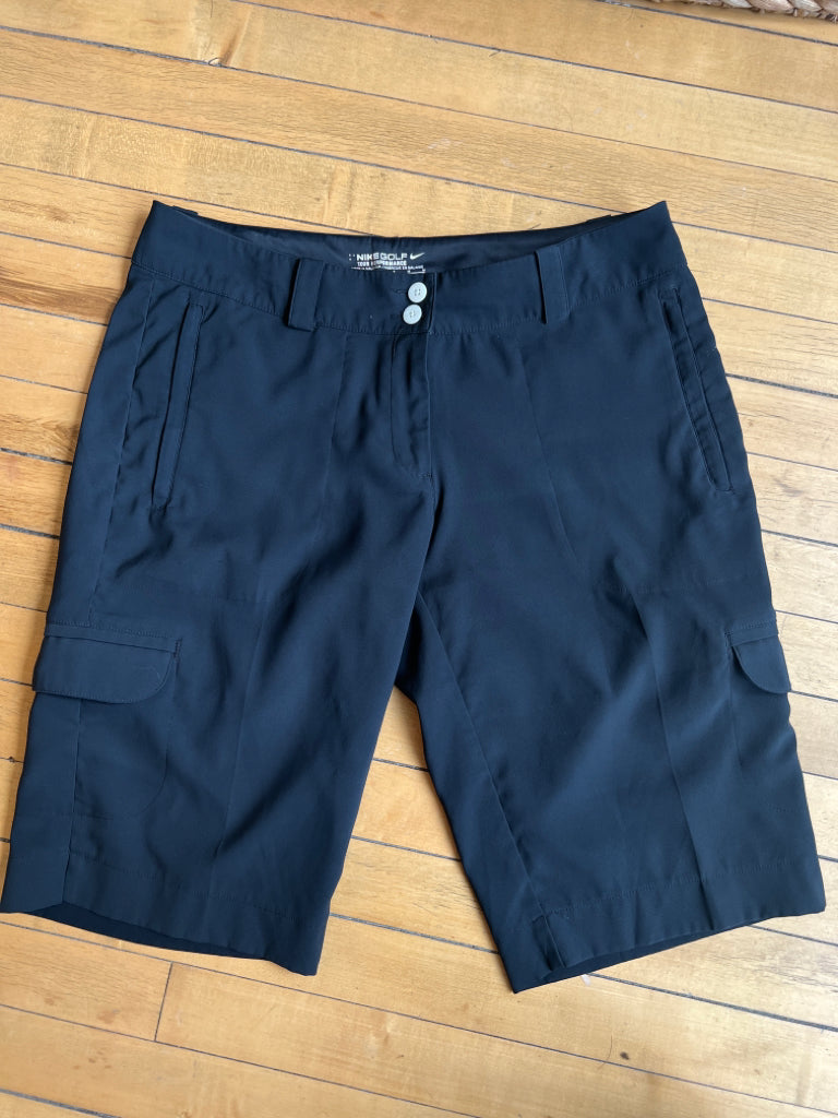 Nike golf black bermuda nylon Cargo shorts 8