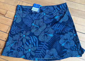 Rip Skirt Maui Moonlight Blue Navy Hawaii Wrap skirt M NWT