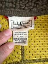 Load image into Gallery viewer, LL Bean Olive Green Full Zip pile Mesh Lined Fleece Womens XS
