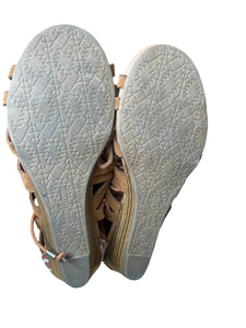 Minnetonka Womens Merida II Sandal Dusty Brown Size 9