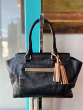 Load image into Gallery viewer, Coach Black Legacy Textured Candace Carryall
