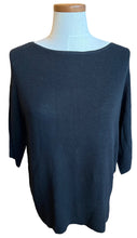 Load image into Gallery viewer, Chicos Nicolette Pullover Side Button Black 3/4 Sweater NWT Size 0/ XS

